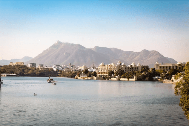 Udaipur City Palace with Scenic River View