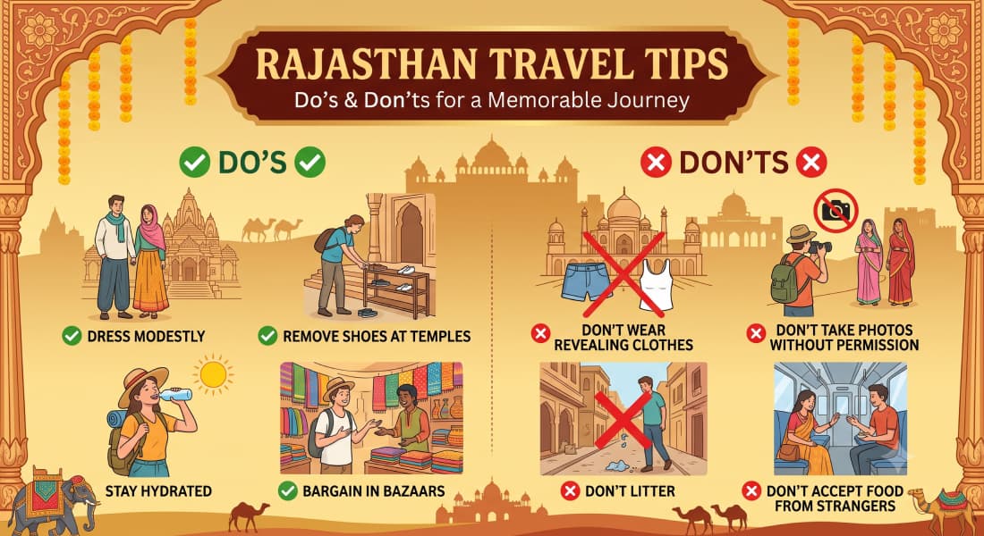 Rajasthan Travel Tips: Essential Do's and Don'ts for Trips Rajasthan Travel Tips Guide
